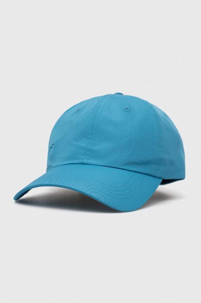 Кепка Trussardi колір бірюзовий однотонна
