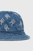Джинсовий капелюх Tommy Hilfiger з бавовни колір блакитний