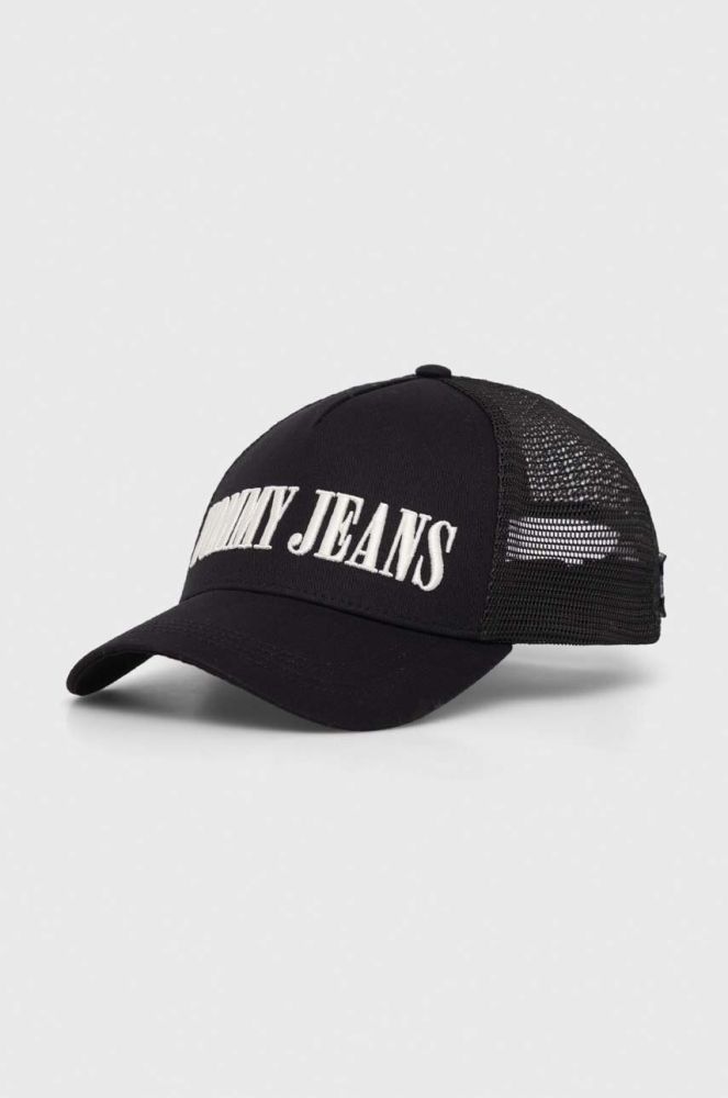Кепка Tommy Jeans колір чорний з аплікацією (3127927)