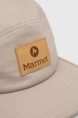 Кепка Marmot Penngrove колір бежевий з аплікацією