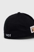 Бавовняна бейсболка DC колір чорний з аплікацією (3206895)