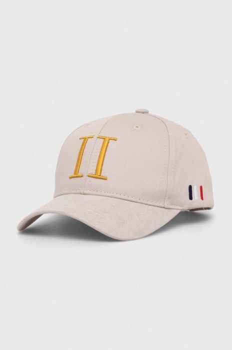 Кепка Les Deux колір бежевий з аплікацією (3266056)