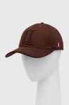 Кепка Les Deux колір коричневий з аплікацією