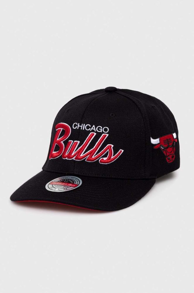 Кепка з домішкою вовни Mitchell&Ness BOSTON CELTICS колір червоний з аплікацією