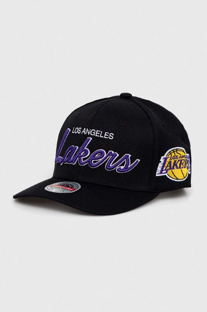 Кепка з домішкою вовни Mitchell&Ness BOSTON CELTICS колір фіолетовий з аплікацією (3228479)