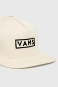 Бавовняна бейсболка Vans колір бежевий з аплікацією (3061401)
