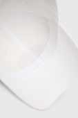 Бавовняна бейсболка Vans колір білий з принтом