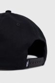 Бавовняна бейсболка Vans колір чорний з аплікацією (3184927)