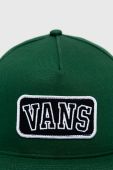 Кепка Vans колір зелений з аплікацією (3184928)