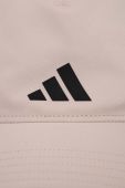 Кепка adidas Performance колір бежевий з аплікацією