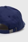 Бавовняна бейсболка Fila колір синій з аплікацією