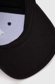 Бавовняна бейсболка Fila колір чорний з аплікацією (3013481)