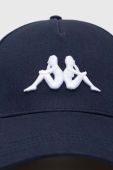 Бавовняна бейсболка Kappa колір синій з аплікацією