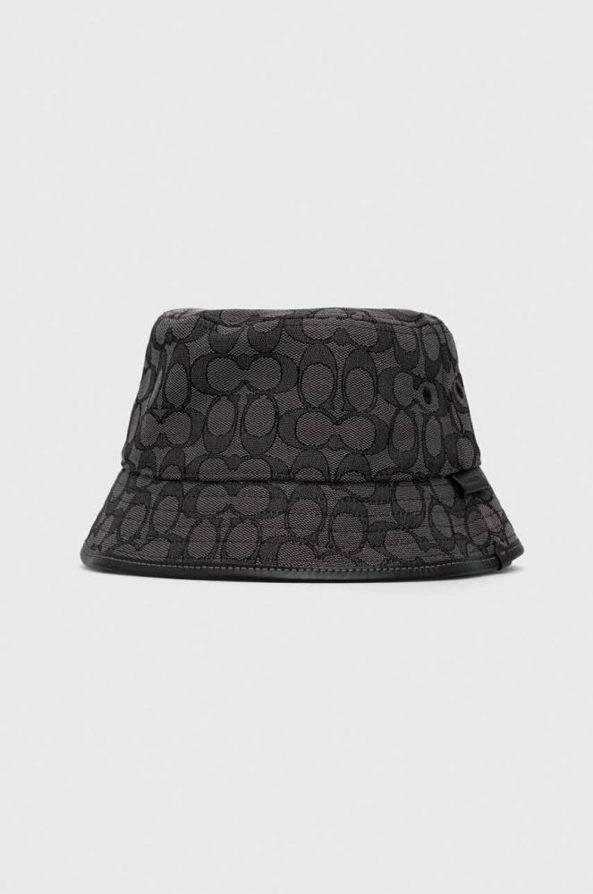 Капелюх Coach колір сірий