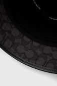 Капелюх Coach колір сірий