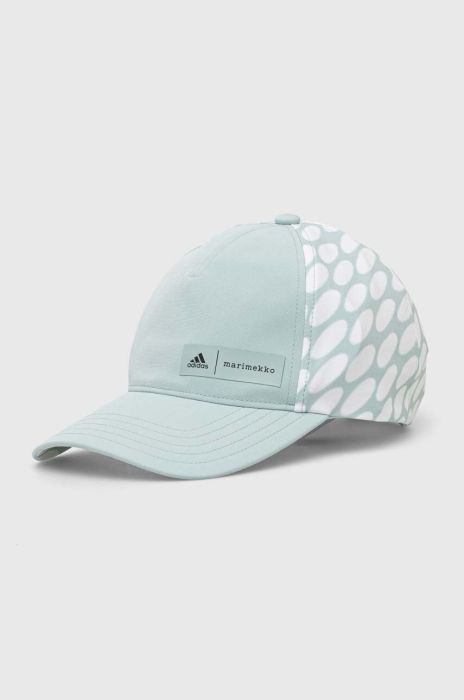 Кепка adidas Performance Marimekko колір зелений візерунок