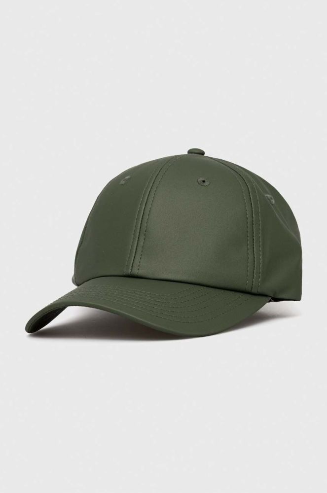 Кепка Rains 13600 Cap колір зелений однотонна 13600.65-65Evergree