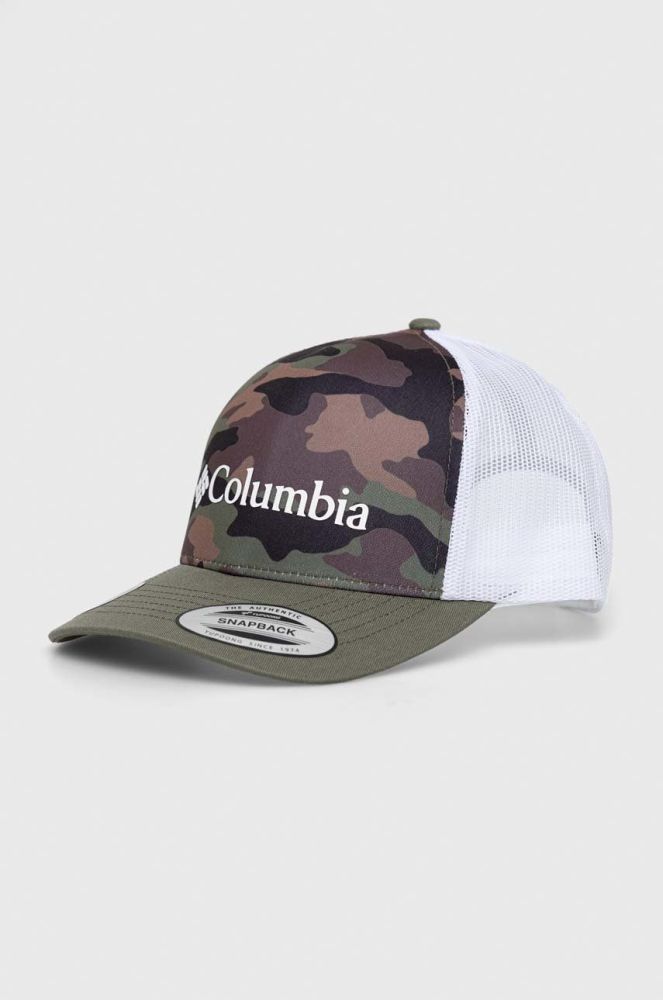 Кепка Columbia колір зелений візерунок 1934421.SS23-193