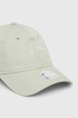 Бавовняна бейсболка New Era колір зелений візерунок