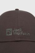 Кепка Jack Wolfskin колір зелений з аплікацією (3153071)