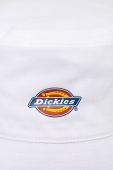 Бавовняний капелюх Dickies колір білий з бавовни