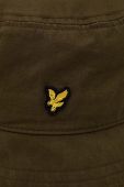 Бавовняний капелюх Lyle & Scott колір зелений з бавовни