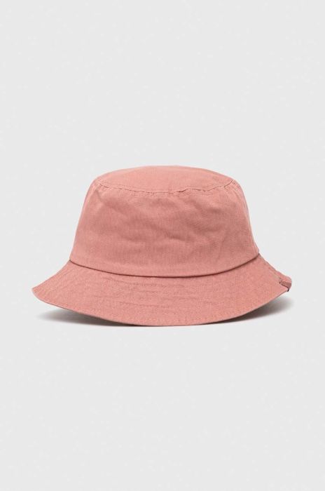 Бавовняний капелюх 4F колір рожевий з бавовни