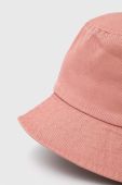 Бавовняний капелюх 4F колір рожевий з бавовни