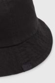 Бавовняний капелюх 4F колір чорний з бавовни