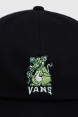 Кепка Vans колір чорний з аплікацією (3195838)