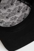Бавовняна бейсболка Von Dutch колір чорний з аплікацією (3269603)
