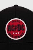Кепка American Needle ACDC колір чорний з аплікацією (3246070)