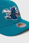 Кепка з домішкою вовни Mitchell&Ness Charlotte Hornets колір бірюзовий з аплікацією