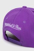 Кепка з домішкою вовни Mitchell&Ness Toronto Raptors колір фіолетовий з аплікацією