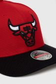 Кепка з домішкою вовни Mitchell&Ness Chicago Bulls колір червоний з аплікацією (3287316)