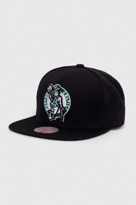 Кепка з домішкою вовни Mitchell&Ness Boson Celtics колір чорний з аплікацією