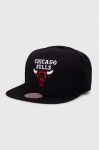 Кепка з домішкою вовни Mitchell&Ness Chicago Bulls колір чорний з аплікацією