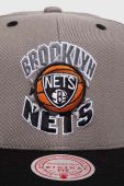 Кепка Mitchell&Ness Brooklyn Nets колір сірий з аплікацією