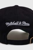 Бавовняна бейсболка Mitchell&Ness Anaheim Ducks колір чорний з аплікацією