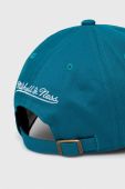 Бавовняна бейсболка Mitchell&Ness San Jose Sharks колір бірюзовий з аплікацією