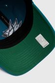 Бавовняна бейсболка Mitchell&Ness San Jose Sharks колір бірюзовий з аплікацією