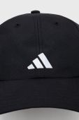 Кепка adidas Performance Running Essentials колір чорний з принтом