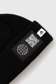 Шапка adidas Performance колір чорний з товстого трикотажу (3373869)