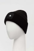 Шапка adidas Performance колір чорний з товстого трикотажу (3373871)