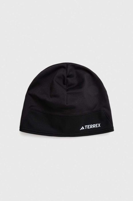 Шапка adidas TERREX колір чорний з тонкого трикотажу