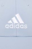 Кепка adidas Performance з аплікацією колір блакитний