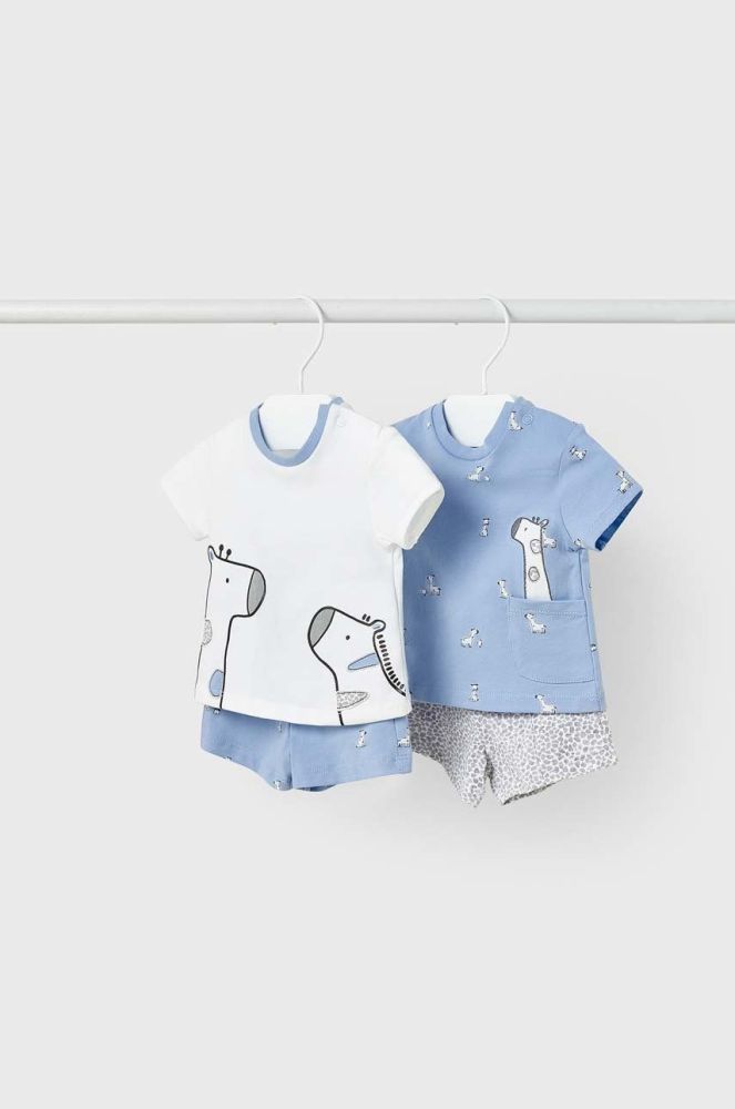 Комплект для немовлят Mayoral Newborn 2-pack колір блакитний (2953848)