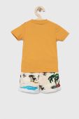 Дитячий бавовняний комплект Guess колір жовтий (3131545)