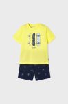 Дитячий бавовняний комплект Mayoral колір жовтий (2939722)