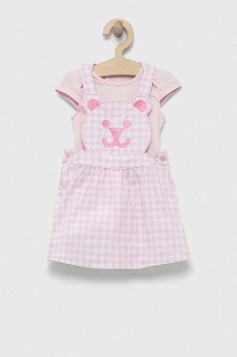 Комплект для немовлят Guess колір рожевий (3173640)